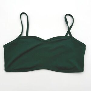 Wild Fable Dark Green Sweetheart Neckline Bralette Sports Bra Womens Small‎
